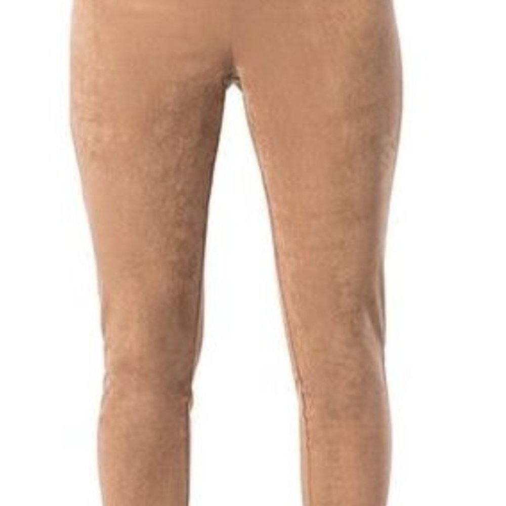 Ruby Ribbon Camel Suedette Leggings #1379 NWOT - Picture 2 of 9